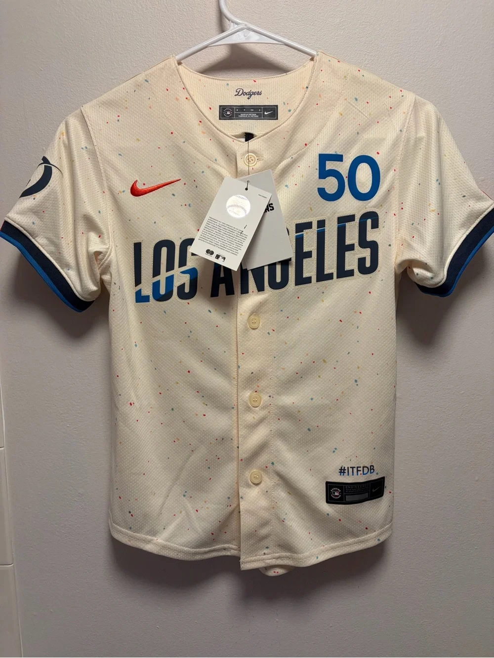 Nike - Los Angeles Dodgers (City Connect) Mookie Betts #50 Limited Vapor Jersey